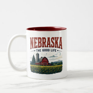 Taza Bicolor Escape al corazón de Nebraska