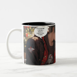 Taza Bicolor Escena de Anime "sólo deténganme"