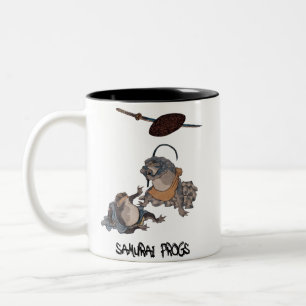 TAZA BICOLOR ESCENA DE FRONTERAS SAMURAI #1