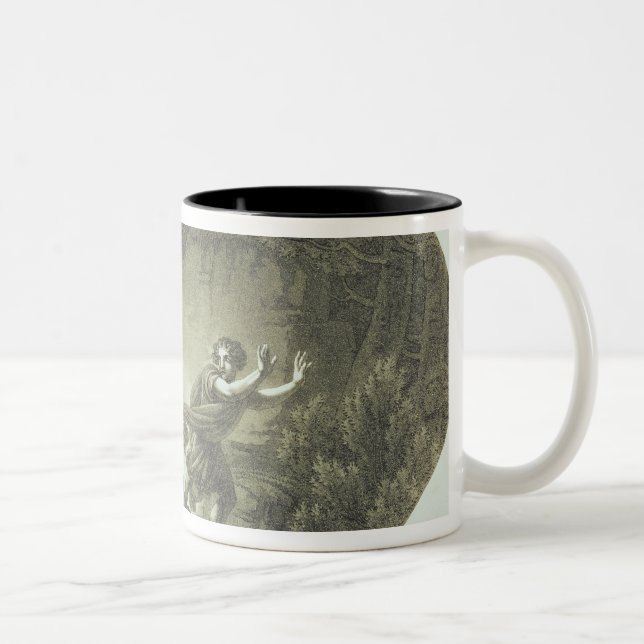 Taza Bicolor Escena "de la flauta mágica" por Mozart (Derecha)