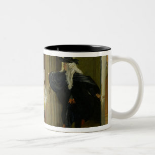 Taza Bicolor Escena de "Le Malade Imaginaire" por Moliere (1622