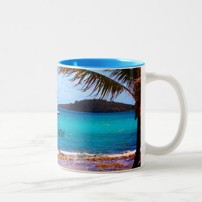 Taza Bicolor Escena de St. Croix (Derecha)