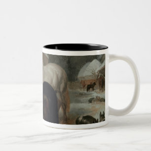 Taza Bicolor Escena del corral