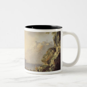 Taza Bicolor Escena del puerto