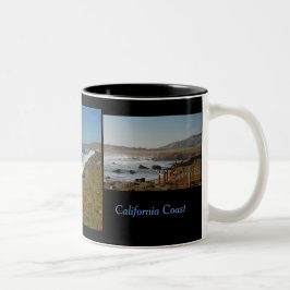 Taza Bicolor Escenas de la carretera de la Costa del Pacífico