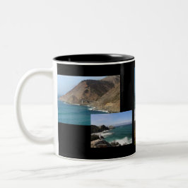Taza Bicolor Escenas de la carretera de la Costa del Pacífico
