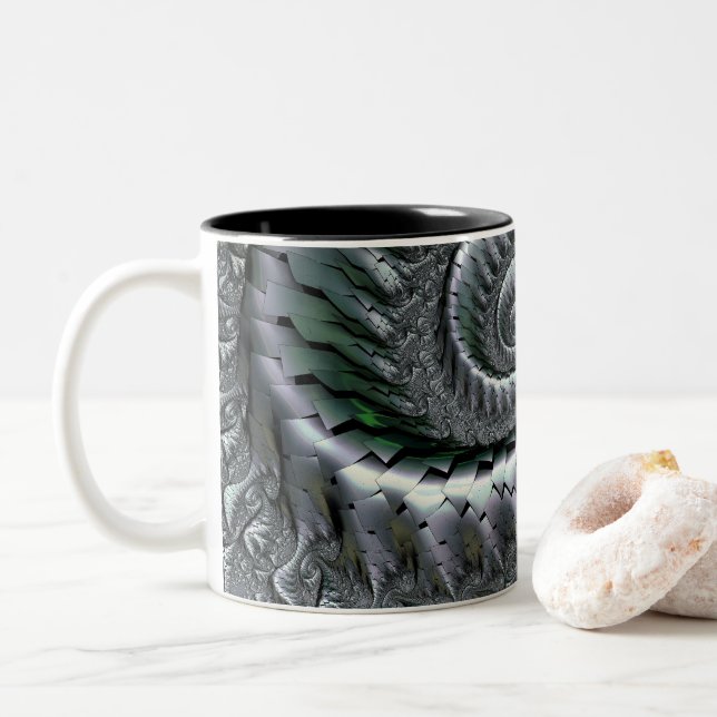 Taza Bicolor Escheresco (Con donut)