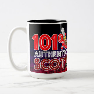 Taza Bicolor Escocés 101% auténtico