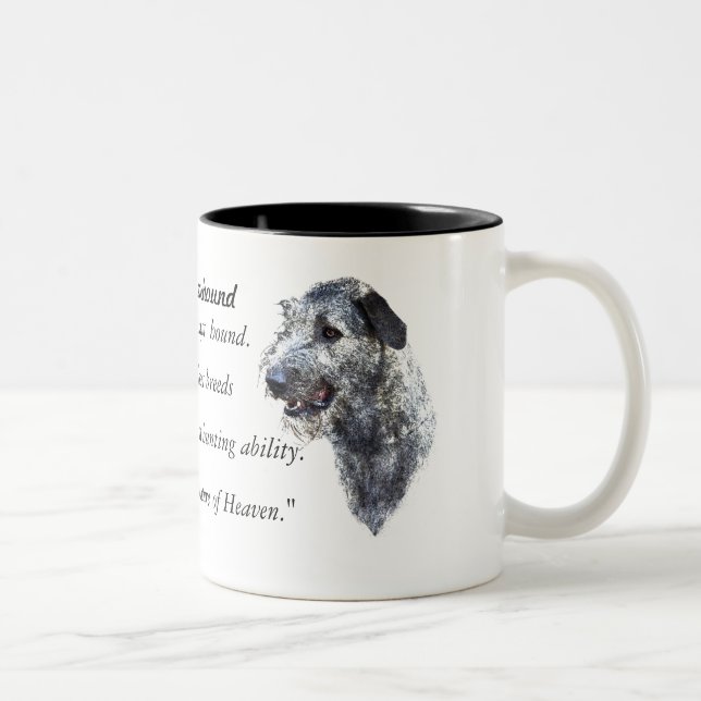 Taza Bicolor Escocés Deerhound (Derecha)