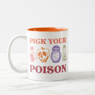 Taza Bicolor Escoja su mugre venenosa