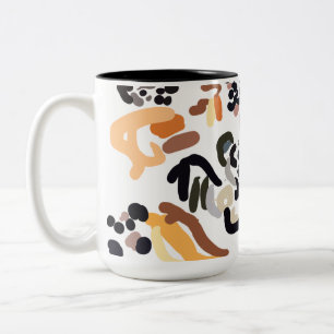 Taza Bicolor Esconder Mapaches Otoño