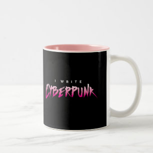 Taza Bicolor Escribo Cyberpunk