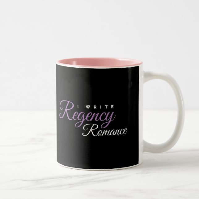 Taza Bicolor Escribo romance de la regencia (Derecha)