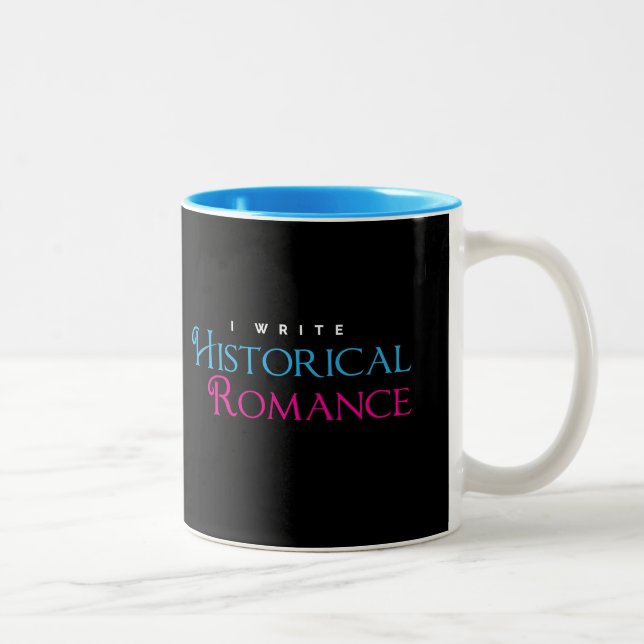 Taza Bicolor Escribo romance histórico (Derecha)