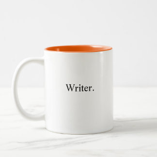 Taza Bicolor escritor, creativo, narrador, novelista, literario