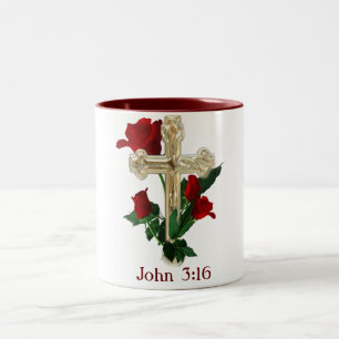 Taza Bicolor Escritura cristiana