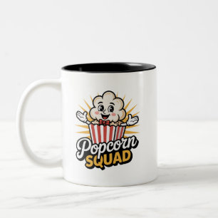 Taza Bicolor Escuadrón de palomitas