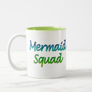 Taza Bicolor Escuadrón de sirenas