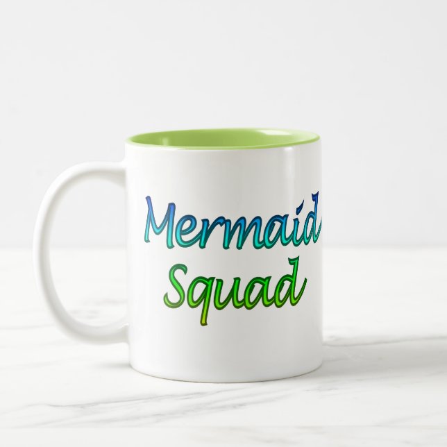 Taza Bicolor Escuadrón de sirenas (Izquierda)