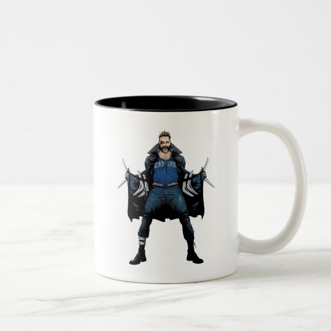 Taza Bicolor Escuadrón suicida | Boomerang Comic Book Art (Derecha)