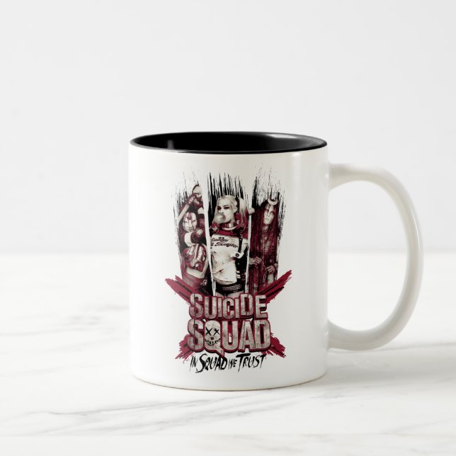 Taza Bicolor Escuadrón suicida | Chicas de escuadrón "En Escuad (Derecha)