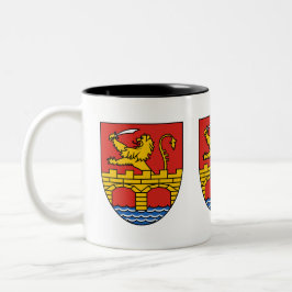 Taza Bicolor Escudo de armas de banat