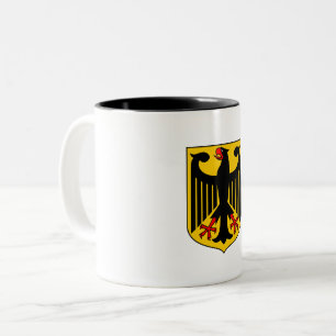 Taza Bicolor escudo de armas símbolo emblema águila de Alemania