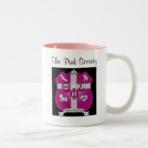 Taza Bicolor escudo de la sigma de la phi de la theta, la