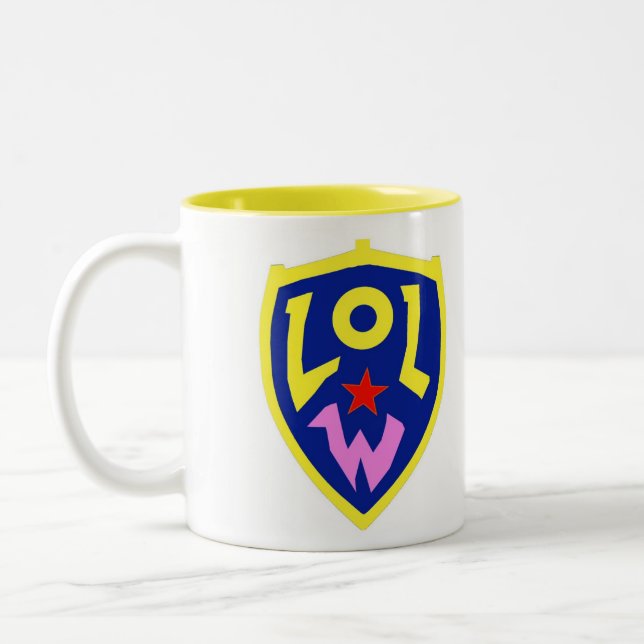 Taza Bicolor Escudo del gusto (Izquierda)