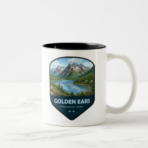 Taza Bicolor Escudo del Parque Provincial Golden Ears