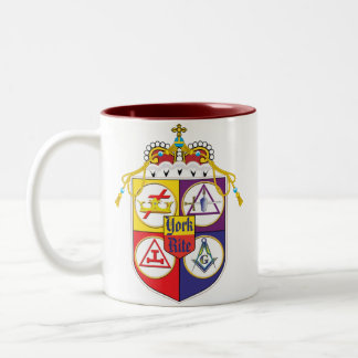 Taza Bicolor Escudo del rito de York
