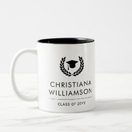 Taza Bicolor Escuela personalizada y graduación universitaria e