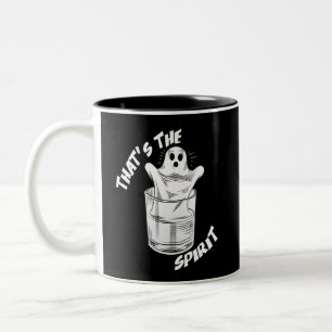 Taza Bicolor Ese Es El Espíritu - Famoso Fantasma De Halloween