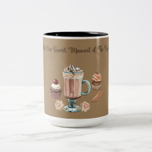 TAZA BICOLOR ESE MOMENTO DULCE DEL DÍA