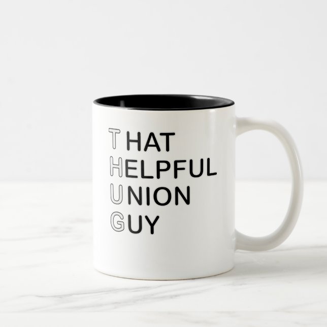 Taza Bicolor Ese Útil hombre de la Unión (THUG) (Derecha)