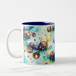 Taza Bicolor Esencia de Blueberry