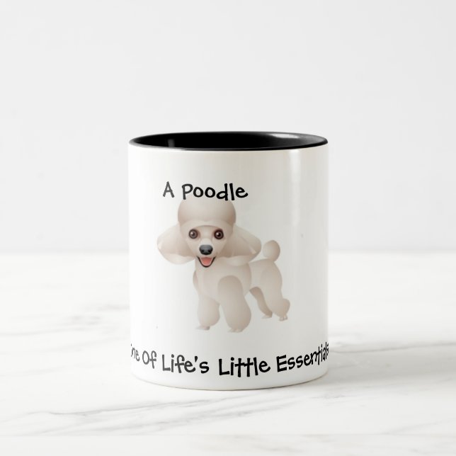 Taza Bicolor Esencial del caniche (Centro)