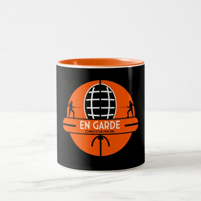 Taza Bicolor Esgrima de espadas competitiva (Centro)