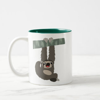 Taza Bicolor Eslora de Personalizado de pelo que cuelga de una