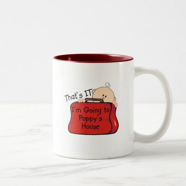 Taza Bicolor Eso es él amapola (Derecha)
