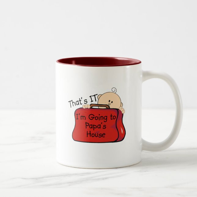 Taza Bicolor Eso es él papá (Derecha)