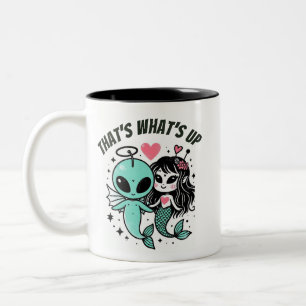Taza Bicolor Eso es lo que hay Bajo el Amor Subacuático