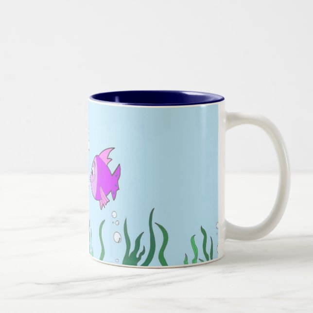 Taza Bicolor Eso parece a pescado (Derecha)