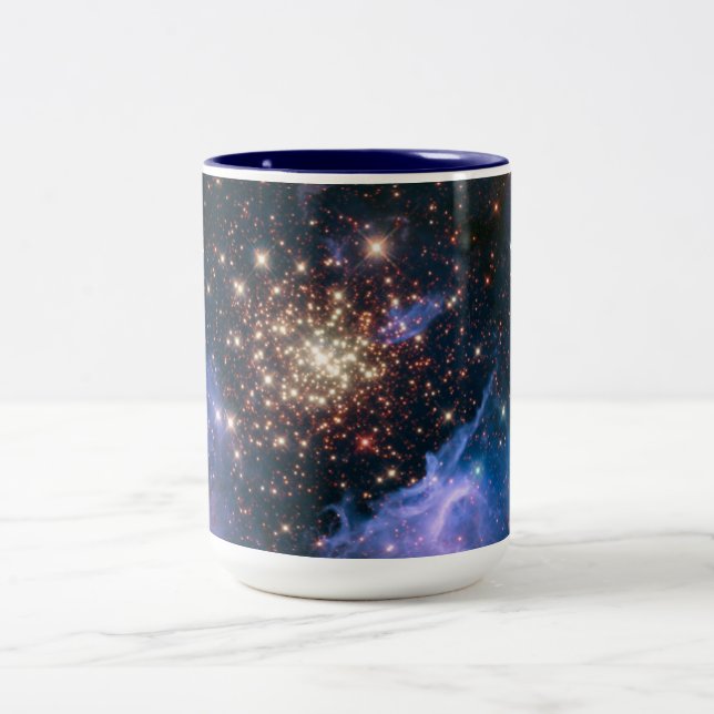 Taza Bicolor Espacio estrellado de la astronomía de la (Centro)