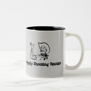 Taza Bicolor Espacios en blanco feliz que tiran