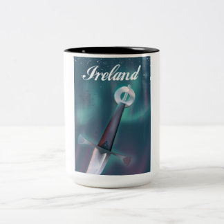 Taza Bicolor espada celta irlanda