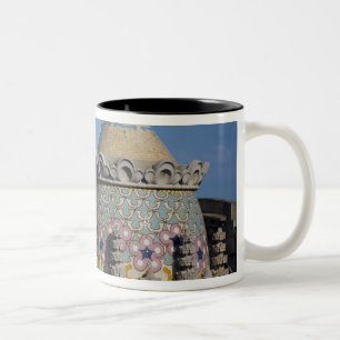 Taza Bicolor España, Cataluña, Barcelona. Tejado de Barcelona