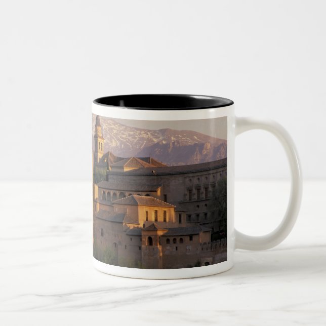 Taza Bicolor España, Granada, Andalucía La Alhambra, (Derecha)
