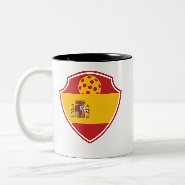 Taza Bicolor España Pickleball Pasión Mug (Izquierda)