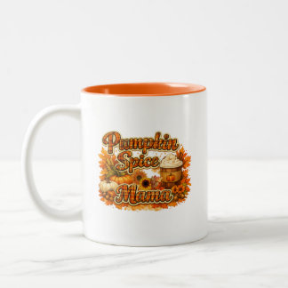 Taza Bicolor Especia de Calabaza MaMa